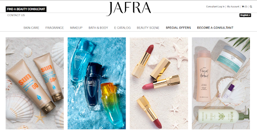 Vorwerk Jafra lipstick and makeup.